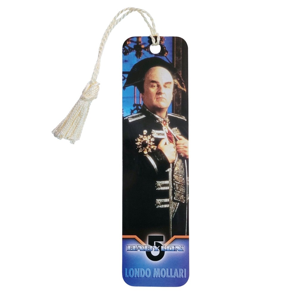 Vintage 90s Londo Mollari Bookmark- Babylon 5 -Gathering- 1997 Antioch KBO-13927